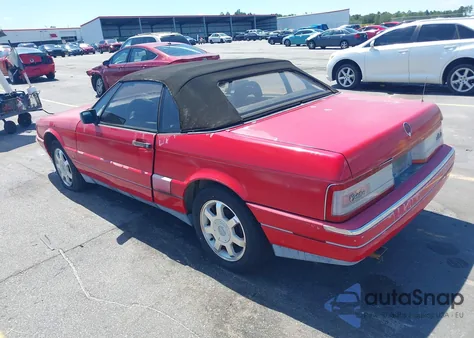 1992 Cadillac Allante Cv/Ht z USA, uszkodzony, nr VIN 1G6VR3389NU100101